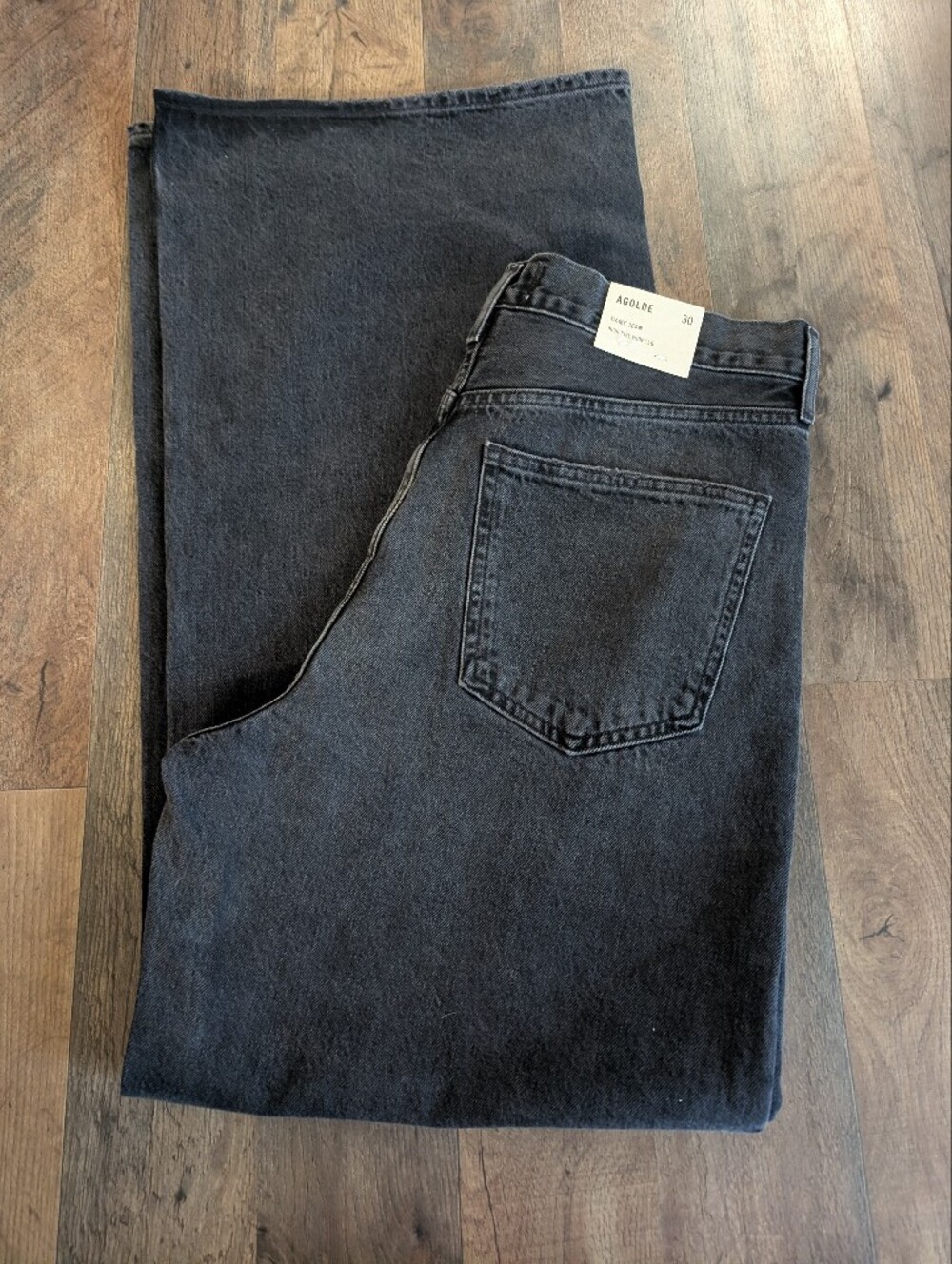 AGOLDE Jeans in Washed Black